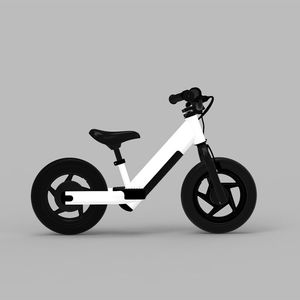 WHITE ELECTRIC KIDS BALANCE BIKE